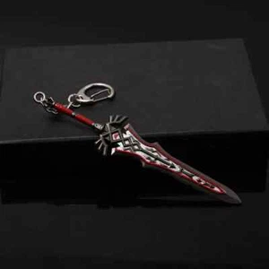 Legend Of Zelda Link Keyring Black Dark Master Sword Metal Keychain Keychain UK - Picture 1 of 3