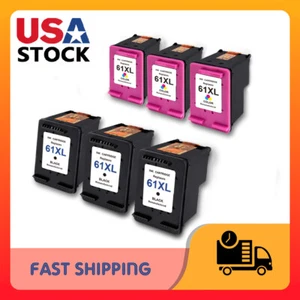 61 XL Ink Cartridge pk for HP ENVY 4500 4504 5534 5535 fficejet 2620 2621 4632 - Picture 1 of 11