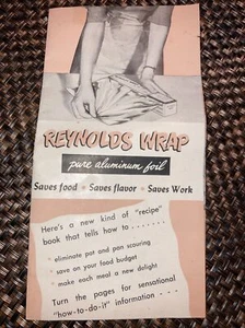 1949 Advertising Brochure~"REYNOLDS WRAP"~'Pure Aluminum Foil'~ - Picture 1 of 7