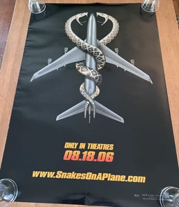 Snakes on a Plane is a 2006 thriller 27 x 40 Movie Poster TEASER DS rolled rare - Picture 1 of 2