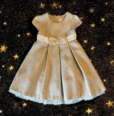 Gymboree Girl’s Size 5T Cream Gold Metallic Holiday Wedding Party Church Dress - Image 1 of 4