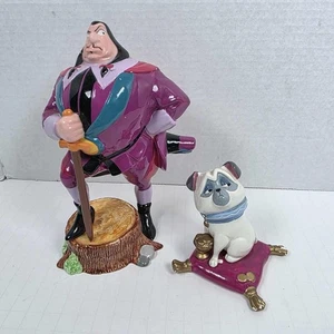 Raro cane Percy Carlino e governatore Ratcliffe 1995 di Walt Disney Pocahontas - Foto 1 di 15