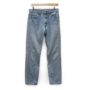 Vintage Levi’s 505 Jeans 32x30 Blue USA Made Straight Leg Light Wash Red Tab 90s - Picture 1 of 14