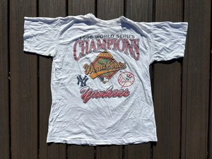 Camiseta Campeones Serie Mundial 1996 Yankees de Nueva York Talla XL De Colección Original - Imagen 1 de 10