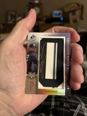 2007 SP Authentic - By the Letter Rookie Signatures Sean Henn #112  /75 (AU) - Image 1 of 2