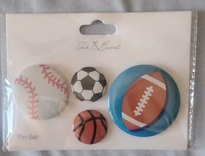 4-Tinte und Fass Pin Set (Sport Thema) - Bild 1 von 2