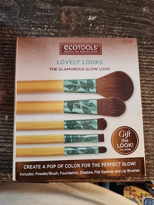 Juego de brochas de maquillaje EcoTools Lovely Looks (5 pinceles) - NUEVO Foto 1 de 2