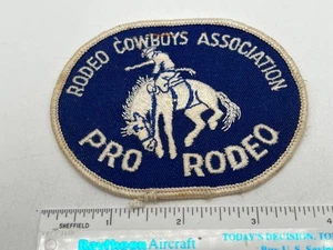 Vintage Rodeo Cowboys Association Pro Professional Rodeo Patch - 3 3/4" x 3" - Picture 1 of 3