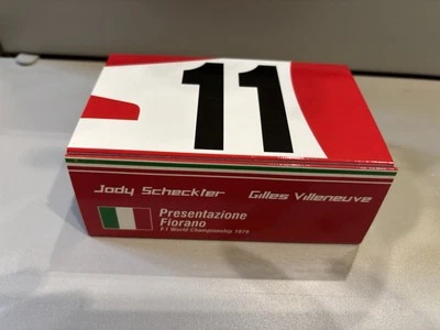 Brumm S1401 Ferrari 312T4 Presentazione Fiorano 1979 Scheckter#11 Villeneuve#12 - Immagine 1 di 4