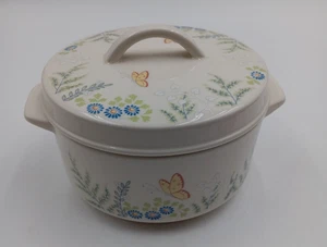 Vintage Lenox Cuisine bedeckt Kasserolle Aschenputtel Schale 7 Zoll quer hergestellt in den USA - Bild 1 von 9