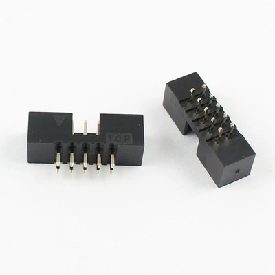 5Pcs 2mm 2.0mm Pitch 10 Pin Straight Male Shrouded Box Header IDC Connector - Image 1 of 4