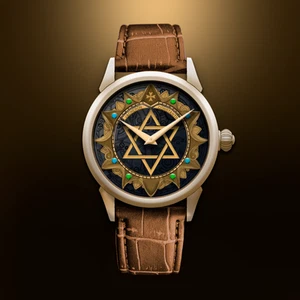 Antiguo reloj pulsera Vacheron Constantin Geneve suizo para hombre esfera personalizada estrella - Imagen 1 de 8