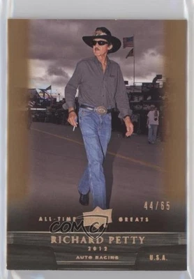 2012 Upper Deck UD All-Time Greats Bronze /65 Richard Petty #54 HOF - Image 1 of 2