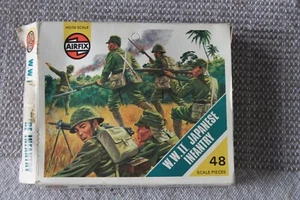 Airfix WWII Japanese infantry HO/OO Scale Model No 01718-7 PAINTED 43 Fig (1974) - Picture 1 of 15