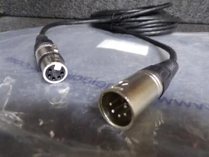 Stellar Labs (555-11925) 50' 5-Pin Male to 5-Pin Female DMX Cable (G) - Picture 1 of 4
