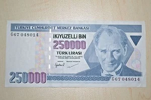 TURKEY BANKNOTE *** 250 000 LIRA *** - Picture 1 of 2