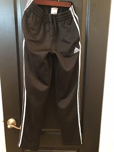 ADIDAS ORIGINALS SUPERSTAR TRACK PANTS With Pockets Youth Large 14/16 BLACK gym - Picture 1 of 4
