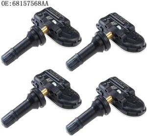🔥4PCS TPMS Sensor Tire Pressure Sensor Compatible Jeep Ram Cherokee 68157568🔥 - Picture 1 of 5