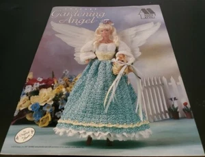 DA12 ANNIE'S ATTIC 1998, GARDENING ANGEL CROCHET PATTERN LEAFLET - Picture 1 of 2