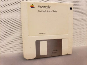 Vintage Macintosh System Tools Version 6.0 Software 1.44MB 3.5" Floppy Disk - Picture 1 of 1