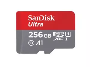 SanDisk 256GB Ultra microSDXC A1 UHS-I/U1 Class 10 Memory Card w/ Adapter 150... - Picture 1 of 5