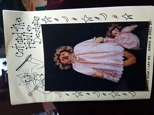 2003 Cat And The Fiddle Designs CF160 Now I Lay Me Annie &Doll 21" Uncut - Picture 1 of 3