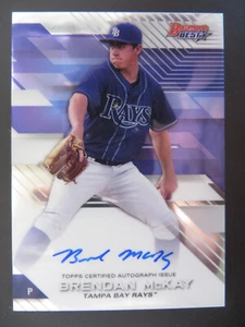 2017 Bowmans Best Brendan McKay Auto B17-BMC Tampa Bay Rays - Picture 1 of 2