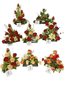 TK24.9. Steckschale Blumen Gesteck Grabgesteck Gedenken Grabschmuck - Bild 1 von 18