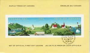 Canada FDC SET#1524 - Canada Day-Maple Trees (1994) 12 x 43¢ - Picture 1 of 1