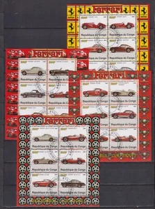 CB6169-6170-6171-6172 - Ferrari cars 4 sheets - CTO private / local issue - Picture 1 of 1