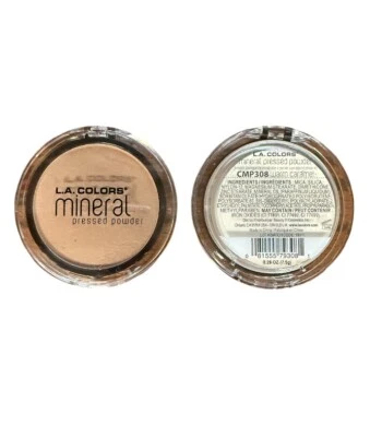 L.A. Colors Mineral Pressed Powder color CMP308 Warm Caramel 0.26 oz ( 2 Packs ) - Image 1 of 4