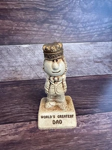 Vintage 1970 Paula World's Greatest Dad Statue Figur 5,5" - Bild 1 von 6