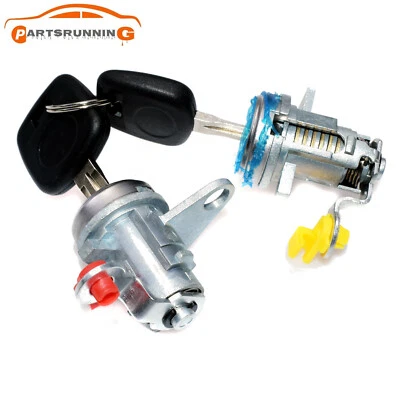 Par de cilindros de cerradura de puerta con llaves para 1996 1997 1998 99 2000 Toyota RAV4 6905142050 Foto 1 de 4