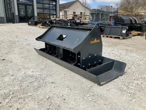 NEW 6' Skid Steer 72" Vibratory Plate Compactor Kubota Bobcat CAT Case LandHonor - Picture 1 of 3