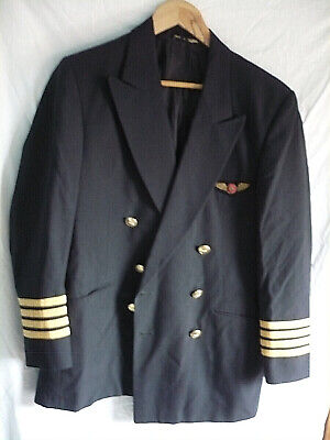 Vintage, BA Airline Pilots Jacket, Captains Coat, British Airways. • 11.54€