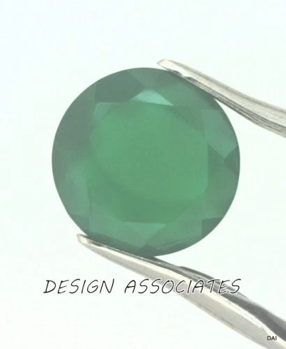 JUEGO DE 10 PIEZAS 2,5 MM CORTE REDONDO ÓNIX VERDE NATURAL AAA TODO NATURAL Foto 1 de 1