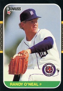 1987 Donruss Baseball Card #584 - Randy O'Neal - Detroit Tigers