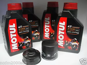 TAGLIANDO MOTUL 7100 10W-40 + CHIAVE 5180 KAWASAKI ZX6R Ninja 636 2002-2006 - Foto 1 di 1