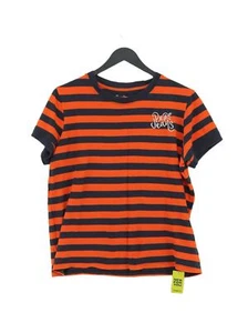 Pepe Jeans Women's Top XL Orange 100% Cotton Basic - Picture 1 of 6