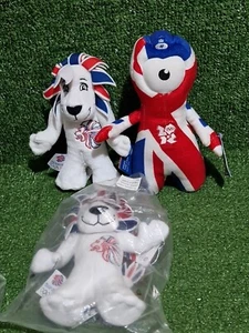 London Olympics 2012 Plush Toys Bundle - BNWT - Picture 1 of 13