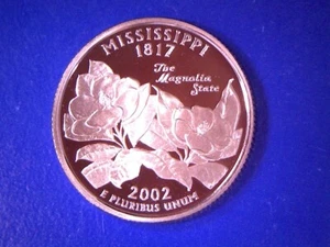 2002 S 25C Mississippi Proof 50 States Quarter **FREE SHIPPING** - Picture 1 of 2