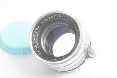 CANON Lens early chrome 50mm/F1.8 Leica 39mm LTM 167-120-2 #82094 mtd 251020 - Image 1 of 4