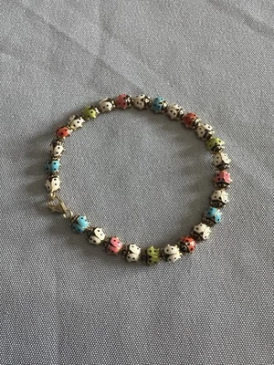 14k Vintage Yellow Gold Ladybug Bracelet 8” 6.80 Grams - Image 1 of 4