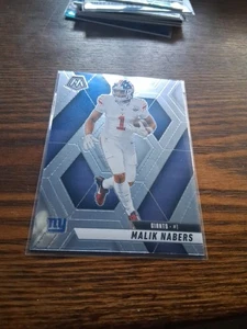 2025 Mosaic #100 Malik Nabers New York Giants - Picture 1 of 2
