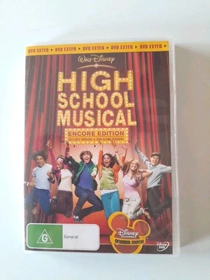High School Musical (DVD, 2006, Encore Edition) Region 4, Original & Sing Along. - Image 1 of 4