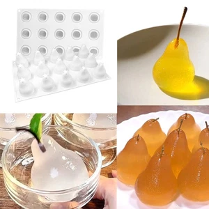 Pears Fruits Silicone Mold For Mousse Truffle Brownies Pan Molds Silicone Too JW - Picture 1 of 12