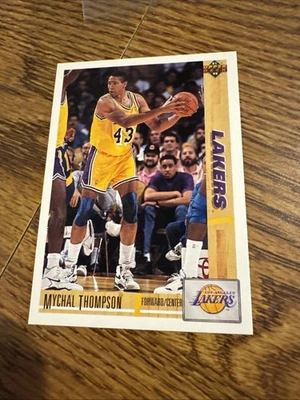 1991-92 Upper Deck - Mychal Thompson #150 Los Angeles Lakers - Image 1 of 2