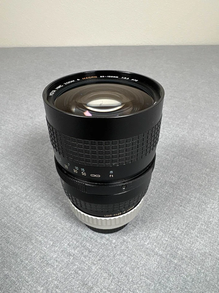 Lente Hoya HMC zoom e macro 35-105mm 1:3.5 vintage feita no Japão com Tiffen Sky - Imagem 1 de 4