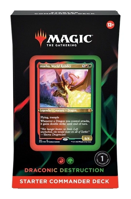 COMMANDER DECKS Starter Commander Deck - Draconic Destruction - image 1 of 1
