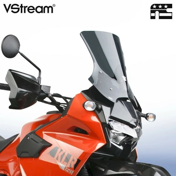 Parabrisas National Cycle VStream tinte oscuro bajo para Kawasaki KLR650 (2022-2023) Foto 1 de 2